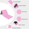 Gymnastics Yoga Mat with Hand Buckle Pink