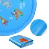 Splash Pad Large Sprinkler Play Mat Fun for Kids, Thicker Summer Outdoor Water Toys Toddler Pool for 3-12 Years Old Children Boys & Girls