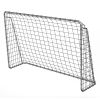 6.55FT Football Goal with Field Ropes, Galvanized Pipe-Including Two Football-Goal for Kids and Adults,Silver
