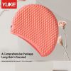 Adult Silicone Swim Cap; Unisex Water Drop Swimming Cap; Comfortable Non-slip Bathing Caps For Short Medium Long Curly Hair
